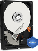 Western Digital(WD) BLUE Deskptop 1TB( 1Terabyte) 3.5"Hard Disk Drive, 5400~7200RPM, SATA3 ( 6.0GB/s), 64MB Cache, IDEAL for PC/Mac/CCTV/NAS/DVR/Raid and SATA Applications, 1YR Warranty (Blue)