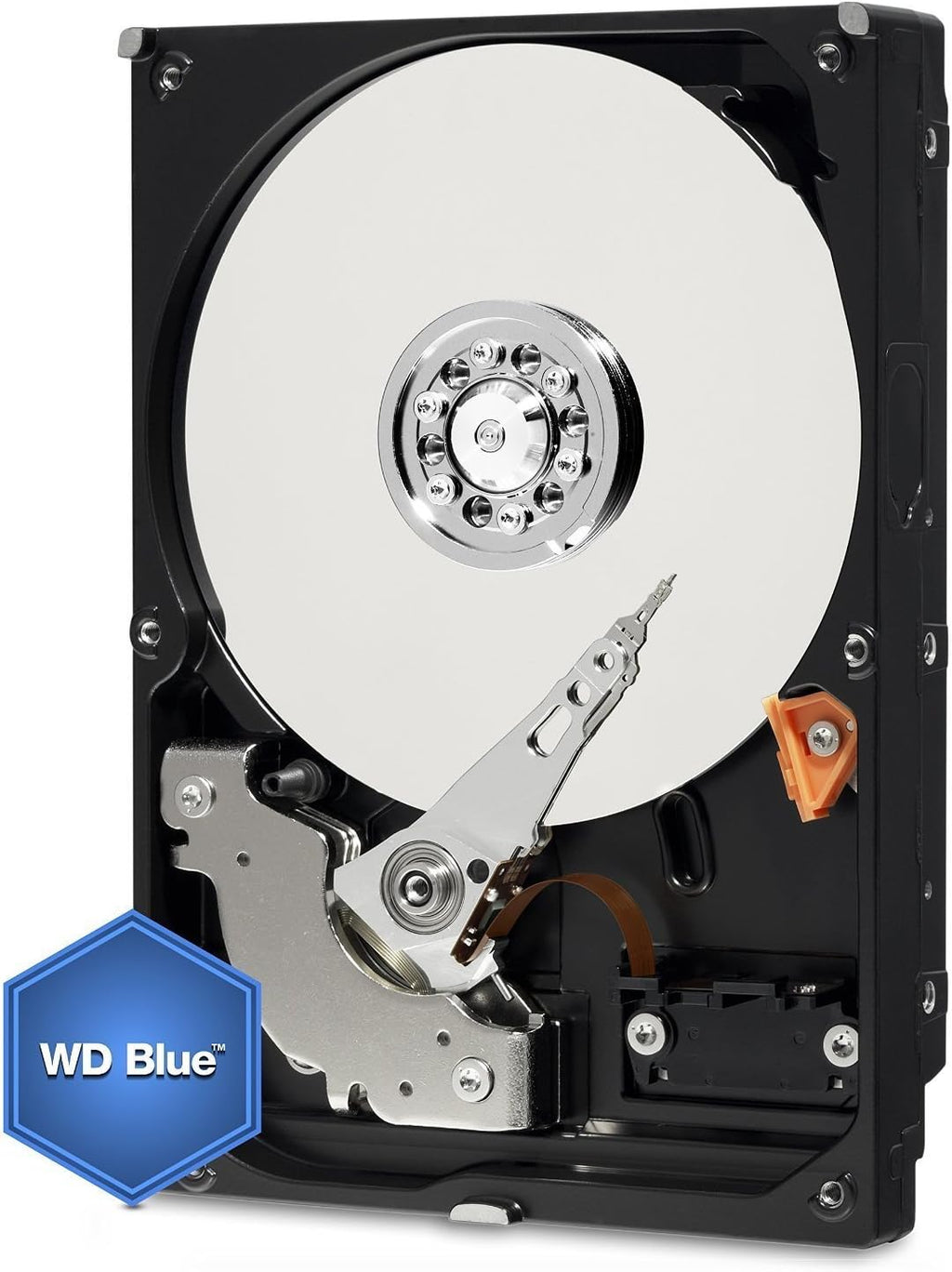 Western Digital(WD) BLUE Deskptop 1TB( 1Terabyte) 3.5"Hard Disk Drive, 5400~7200RPM, SATA3 ( 6.0GB/s), 64MB Cache, IDEAL for PC/Mac/CCTV/NAS/DVR/Raid and SATA Applications, 1YR Warranty (Blue)
