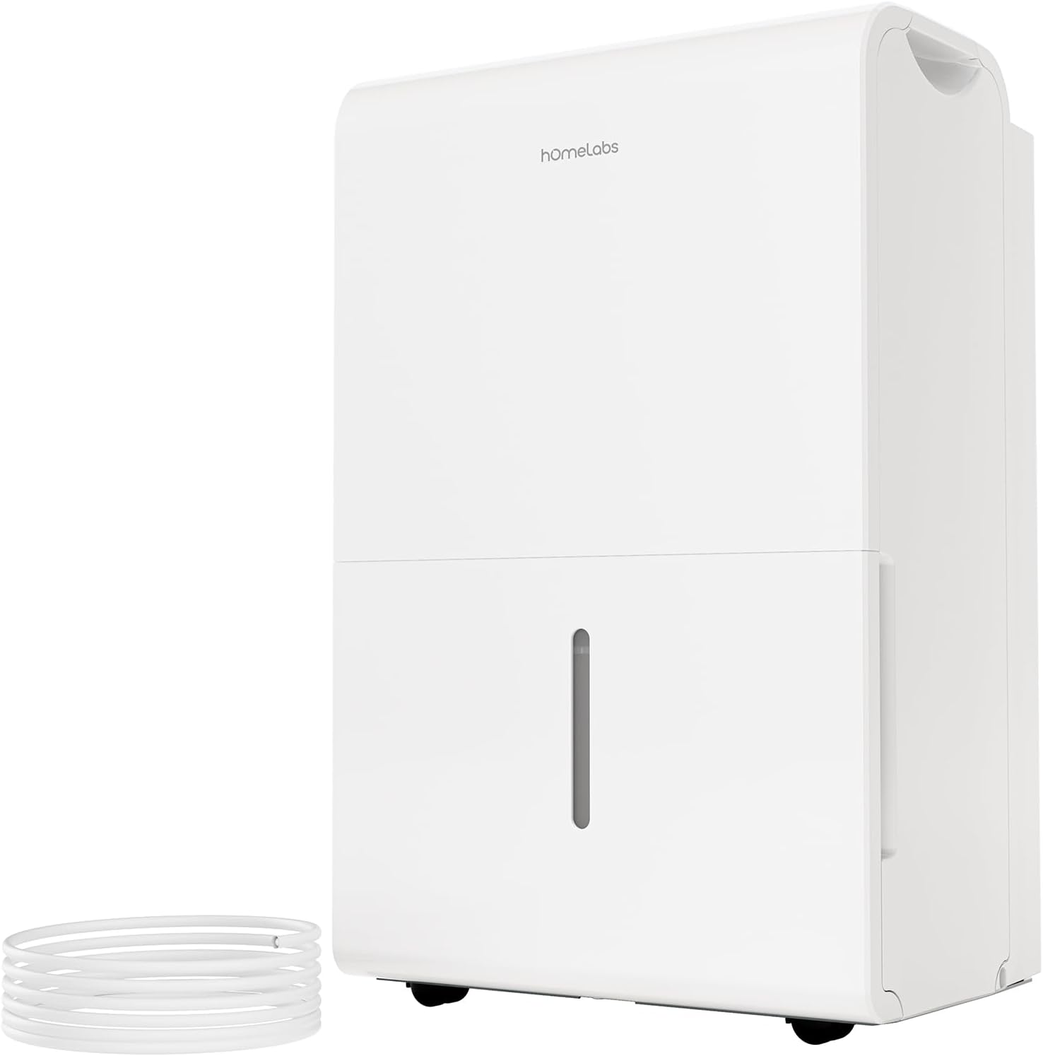 hOmeLabs Dehumidifier for Home, Office, Basements with Powerful Moisture Removal, Humidity Control, Auto Shut-off, Quiet Operation - 7,500 Sq Ft Wi-Fi with Pump (50 Pint MAX 120 Pint at 95°F, 90% RH)