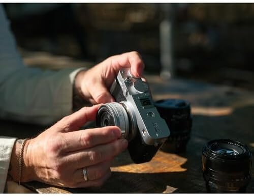 FUJIFILM X-E5 Mirrorless Camera with XF 23mm f/2.8 Lens - Black  Bundle with 64GB Memory Card + Carrying Case + Cleaning Kit + Memory Card Wallet + More Accessories