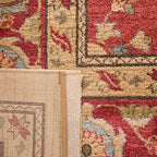 SAFAVIEH Mahal Collection 9' x 12' Red Natural MAH698A Traditional Oriental Non-Shedding Living Room Bedroom Dining Home Office Area Rug