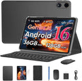 Android 16 Tablet 12 inch Tablets  36GB RAM + 128 Storage(Expandable up to 2TB)  2 in 1 Tablet with Keyboard Case Mouse Stylus  Octa-Core  2K Display  18 MP Dual Camera  8000mAh  5GWiFi  GPS