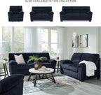 Signature Design by Ashley SimpleJoy Contemporary Sofa for Living Room, Blue