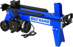 BILT HARD Log Splitter 6.5 Ton  Wood Splitter Electric Powered 15Amp  with Hydraulic Ram  Electric Firewood Splitting Machine  Horizontal