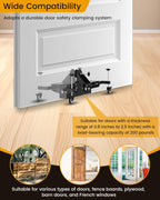 One-Piece Door Installation Tools, Ideal Tool for Single-Person Door Moving, Door Installation Dolly for Maximum 2.5 inch Thickness Pre-Hung Front, Slab Doors, Load Capacity: 200LB