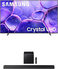 Samsung 75-Inch Class Crystal UHD U8000F 4K Smart TV (2025 Model) Endless Free Content  Crystal Processor 4K + Samsung Q-Series Soundbar HW-QS700F 3.1.2 ch Subwoofer (2025 Model)