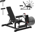 Finer Form GLX Adjustable Weight Bench with Leg Extension and Curl Machine, Total Body Bench for Home Gym, Great for Bench Press, Sit Ups, Preacher Curl, Hip Thrusts and Other Plate-Loaded Exercises