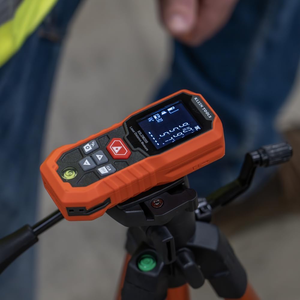Klein Tools Laser Distance Measure, Measures in Feet, Inches, Meters