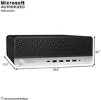 HP ProDesk 600 G3 SFF Desktop Computer with 21.5" FHD Monitor  Intel Quad Core i5-6500  16GB DDR4  256GB SSD  DisplayPort  Keyboard & Mouse  WiFi  BT  Windows 11 Pro (Renewed)  Black