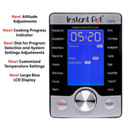 Instant Pot Ultra Mini 3 Quart Programmable Cooker, Stainless Steel, 16 in 1, Silver, Touch Control, UL Certified