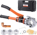 HZLZRZ Propress Tool for Copper Pipe, Hydraulic Tool Dies Jaw 1/2", 3/4", 1", Pro Press Crimper Tool Suitable for Pressing Copper Pipe of Water Heating Crimper Tool