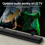 LG S70TY 3.1.1-Channel QNED TV Matching Soundbar  Dolby Atmos  Wow Orchestra  Rear Speaker Ready  Wireless Subwoofer
