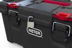 Keter Stack n' Roll Modular DIY Toolbox, Stackable, Lightweight, Durable, Water Resistant, Black