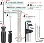 27 Piece Bike Tool Kit - Bike Tools Maintenance Repair Kit - Mountain/Road Bike Bicycle Repair Tool Kit With Storage Case