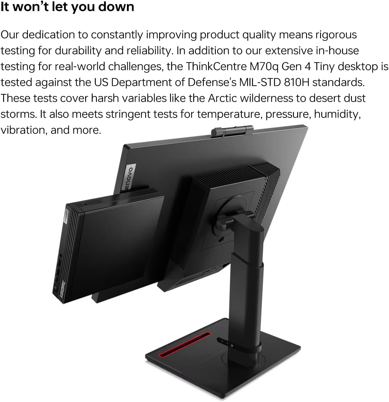 Lenovo ThinkCentre M70q Gen 4 MFF 1L Tiny Mini Business Desktop Computer  32GB DDR5  1TB PCIe SSD  Intel 10-Core i5-13400T (Beat i7-12700T)  WiFi 6  HDMI  DisplayPort  Windows 11 Pro  Vent-Hear
