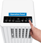 Portable Air Conditioner 8000 BTU, 3-in-1 Cooling, Dehumidifier & Fan, Quiet Sleep Mode Less Than 50dB, Self-Evaporating, Windowless AC for Rooms Up to 350 Sq. Ft., Remote & Window Kit Included