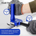 Sheet Metal Bender One Station Disc,90°-180° Bending Angle Sheet Metal Roller,Bending Capacity:Makes 0.59" - 1.18" Curved,Configure Rotary Ergonomic Handle