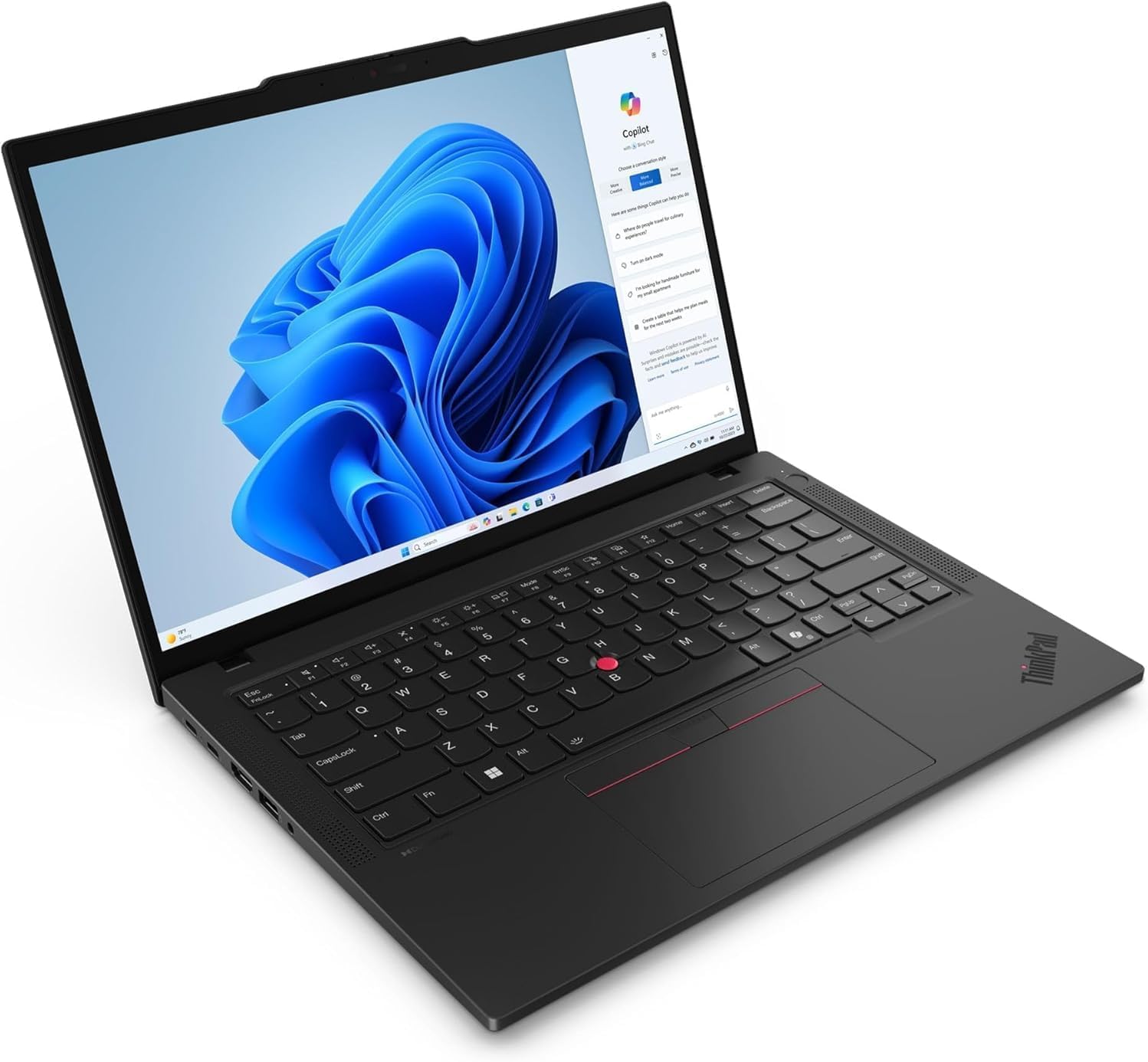 Lenovo ThinkPad T14 G6 AI Business Laptop 14" FHD+ Display  Intel Ultra 5 225U  16GB DDR5 RAM  512GB SSD  5MP FHD Webcam  Fingerprint  Backlit KB  Wi-Fi 6E  2 Thunderbolt 4 - Black