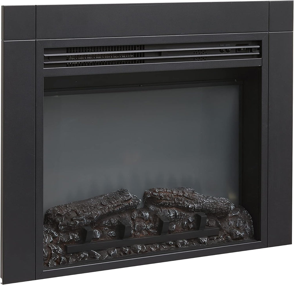 LegendFlame Jaden 28" W x 22" H (EF321) Electric Fireplace Insert with Front Trim Kit, Fire Crackling Sound, 750W/1500W Heater, Remote Control