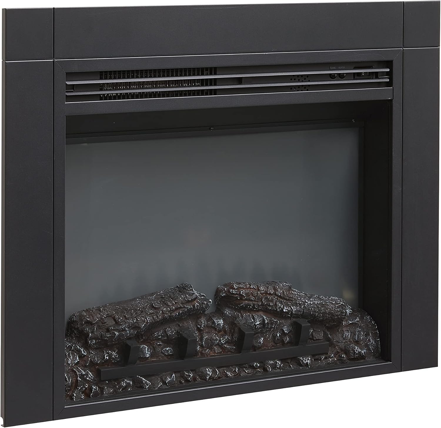 LegendFlame Jaden 28" W x 22" H (EF321) Electric Fireplace Insert with Front Trim Kit, Fire Crackling Sound, 750W/1500W Heater, Remote Control