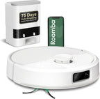 iRobot Roomba Max 705 Vac Robot Vacuum + AutoEmpty Dock - Extreme Power-Lifting Suction, Anti-Tangle Dual Rubber Brushes, Self-Empties, Recognizes and Avoids Obstacles, LiDAR Navigation