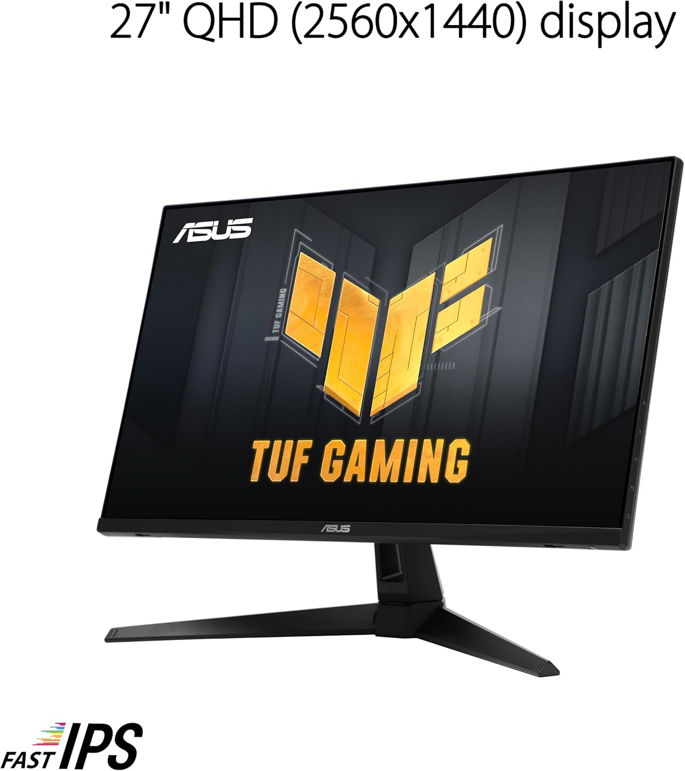 ASUS TUF Gaming 27” 1440P Monitor (VG27AQM5A) - QHD (2560x1440)  300Hz  Fast IPS  Extreme Low Motion Blur Sync  0.3ms  Speaker  95% DCI-P3  Shadow Boost  DisplayWidget Center  3 yr Warranty