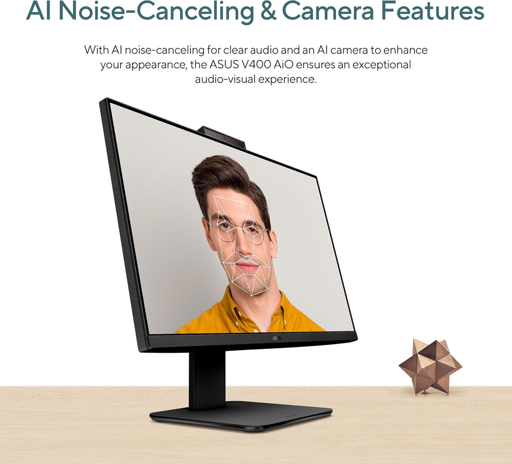 ASUS V470 All-in-One  27” FHD Anti-Glare Touch Display  16GB DDR5 RAM  1TB SSD  Intel® Core™ i5-13420H Processor  Windows 11 Home  Wired Keyboard and Mouse Included  V470VA-MS504T  Black