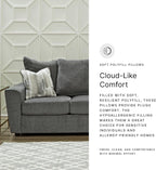 Signature Design by Ashley Stairatt Casual Sofa with Flared Arms, Gray
