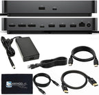 Dell Pro Smart Dock SD25 Bundle - 10Gbps  3 Year Warranty  Supports Dual/Triple Monitors & 4K Displays with 180W Power Supply  Anyhdd HDMI  DisplayPort  USB C Cable  Cloth - Docking Station