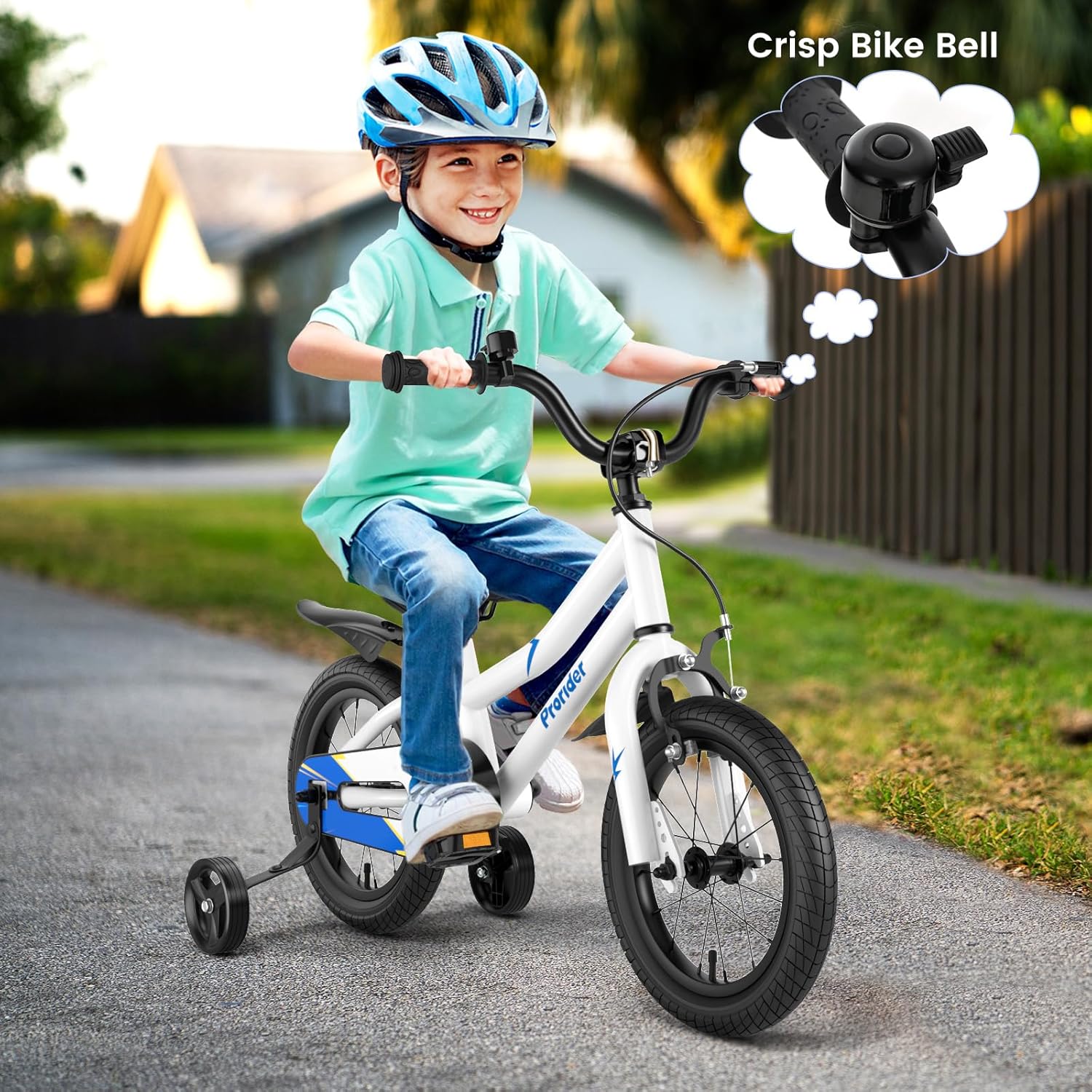 BABY JOY Kids Bike, 12 14 16 18 Inch Boys Girls Bike for 3-8 Years w/Training Wheels, 20 Inch Children Bicycle for 8+ Teens w/Kickstand, Handbrake, Coaster Brake & Removable Basket, Sporty Bicycle