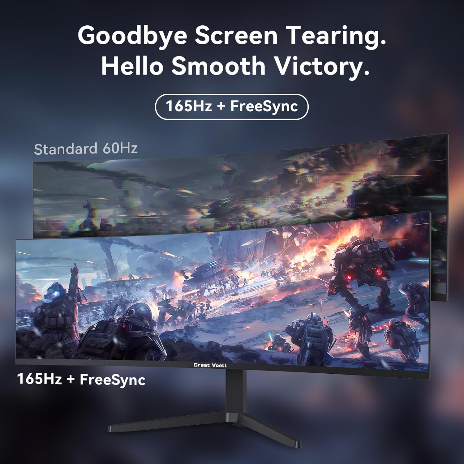 49 Inch Curved Gaming Monitor  32:9 DQHD 5K 165Hz 1ms Ultrawide Display  1500R Immersive Curvature  HDR400  127% sRGB  FreeSync  HDMI/DP  VESA Mountable for Gaming & Productivity