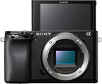 Sony ILCE6100KB Alpha 6100 Mirrorless 4K Video Camera with E PZ 16-50mm Lens - Black