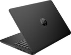 HP Portable Laptop  Student and Business  14" HD Display  Intel Quad-Core N4120  4GB DDR4 RAM  64GB eMMC  1 Year Office 365  Webcam  SD Card Reader  HDMI  Wi-Fi  Windows 11 Home  Black  KKE Mousepad