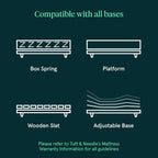 Kin By Tuft & Needle Firm 8" Queen Adaptive Foam Mattress in a Box, Cooling Pressure Relief, Balanced Support, 100 Night Trial, Fiberglass-Free, CertiPUR-US, 10-Year Limited Warranty
