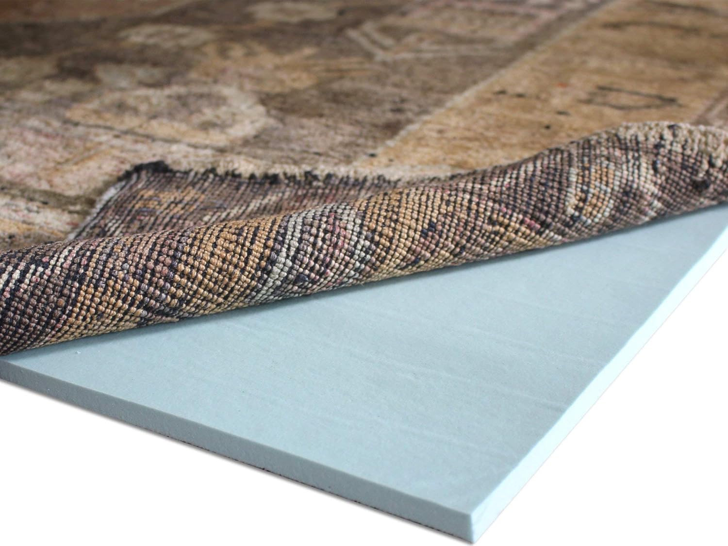 RUGPADUSA - Cloud Comfort Memory Foam - 8'x10' - 7/16" Thick - Luxurious Cushioned Rug Pad - Water Resistant