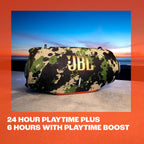 JBL Xtreme 4 - Portable Bluetooth Speaker  Powerful Sound and Deep Bass  IP67 Waterproof  24 Hours of Playtime  Powerbank  PartyBoost for Multi-Speaker Pairing (Black) (Renewed)