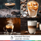 Bosch 800 Series Fully Automatic Espresso and Coffee Machine – 36 Drinks with Coffee World, Cold Brew, Double Cup, Integrated Milk Container, Smart Features, in Silver TQU60307