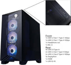msi Aegis ZS2 AI Gaming Desktop | AMD 8-Core Zen 5 Ryzen 7 9700X | 64GB DDR5 2TB SSD | NVIDIA GeForce RTX 5070 Ti 16GB GDDR7 DLSS4 (Up to 1406 AI Tops) | Liquid Cooling Win11 Pro w/DLCA Accessory