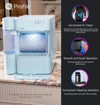 GE Profile Opal 2.0 XL with 1 Gallon Tank, Chewable Crunchable Countertop Nugget Ice Maker, Scoop included, 38 lbs in 24 hours, Pellet Ice Machine with WiFi & Smart Connected, Stainless Steel