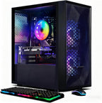 STGAubron Gaming PC Desktop Computer  Intel Core i5 up to 3.7GHz  GeForce RTX 2060 6G  16G RAM  512G SSD  WiFi 6  BT 5.0  RGB Fan x2  Windows 11 Home