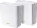 ASUS ZenWiFi AX6600 Tri-Band Mesh WiFi 6 System (XT8 2PK) - Whole Home Coverage up to 5500 sq.ft & 6+ Rooms  AiMesh  Included Lifetime Internet Security  Easy Setup  3 SSID  Parental Control  White