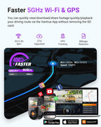 Vantrue S1 Pro Max AI Dash Cam 4K+4K w/ADAS & BSD  Dual STARVIS 2 Dash cam Front and Rear  2 Channel HDR Dashcam  PlatePix Night Vision  5G WiFi  Voice Control  GPS  24H Buffered Parking Mode  1TB Max