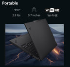 Lenovo ThinkPad T14 Gen 5 AI Business Laptop  14" FHD+ Display  Intel Ultra 7 155U  32GB DDR5 RAM  1TB SSD PCIe  Fingerprint  Backlit Keyboard  WiFi 6E + BT  RJ-45  HD Webcam  Win 11 Pro - Black