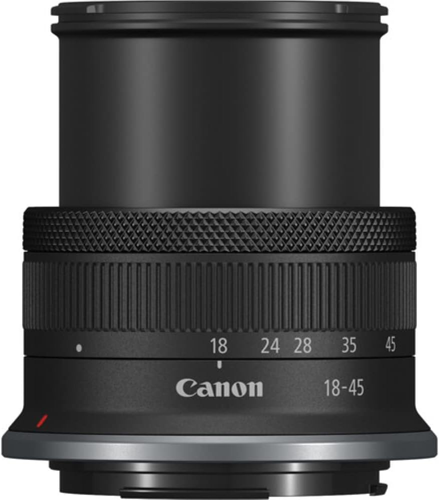 Canon EOS R100 Mirrorless Camera with RF-S18-45mm F4.5-6.3 IS STM Lens Kit  24.1 Megapixel CMOS (APS-C) Sensor  4K Video  RF Mount | Black Bundled with 64GB Memory Card & Camera Shoulder Bag (3 Items)