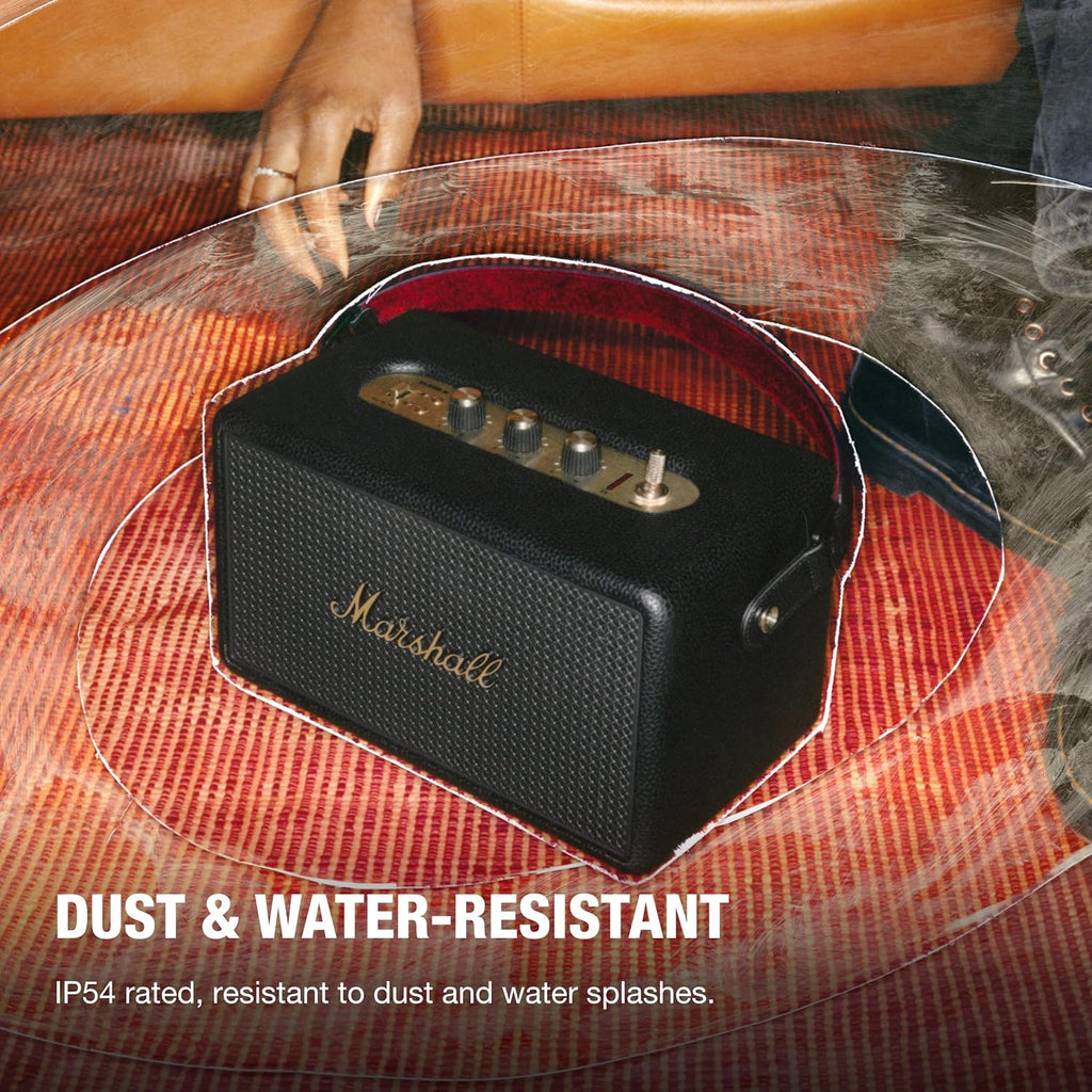 Marshall Kilburn III Portable Bluetooth Speaker - Black & Brass