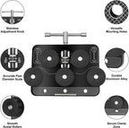 Tubing Straightener Tool for 3/16" to 1.0" Diameters - Universal Brake Line Straightener Compatible with Fuel Lines, Soft Aluminum, Copper Tubing Includes PEX Straightener & Pipe Straightener