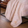 Joy Blankets Large Faux Fur Blanket 60"x80" – Ultra Soft & Warm Luxury Throw for Bed & Couch – Shed-Free, Machine Washable, Oeko-TEX Certified (Boho Blush Pink)