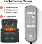 MCombo Power Lift Recliner Chair for Elderly, Lift Chair with Heat and Massage, USB &Type C Ports, Cup Holders, Fabric 7095 (Medium, Dark Grey)