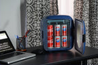 Uber Appliance UB-XL1 Uber Chill 12 Can Retro Personal Mini Fridge (Navy Blue)