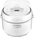 CUCKOO Micom Rice Cooker 8-Cup Uncooked / 16-Cup Cooked with Nonstick Inner Pot, Large Rice Maker with 9 Menu Options, Fuzzy Logic Technology, Auto Clean Mode, LCD Display, White (CR-0810F)
